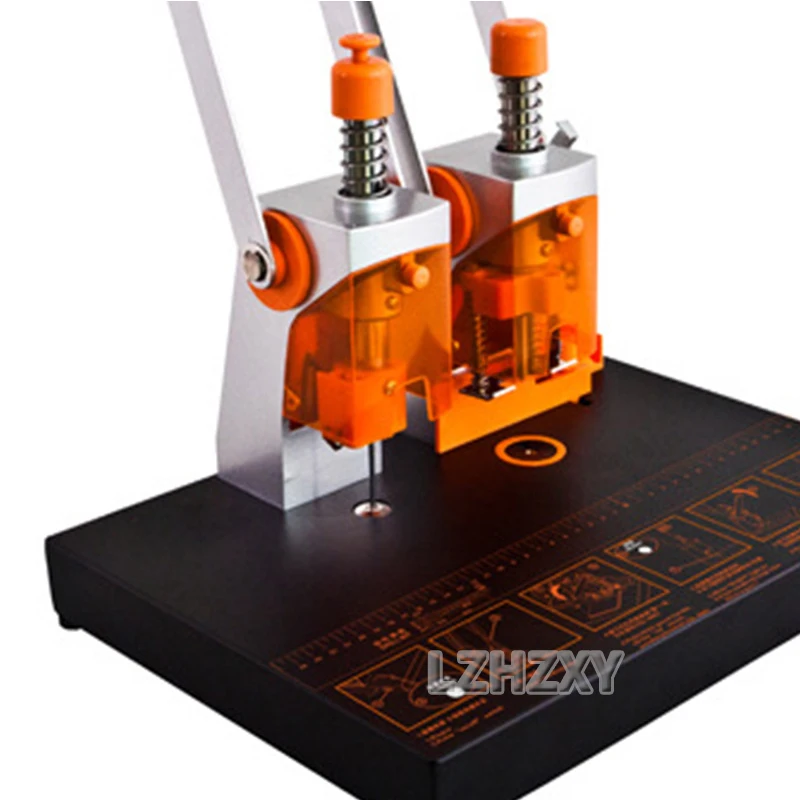 Automatic Hot Melt Hose Binding Office Document Voucher Binding Machine 4CM Manual Bill Punching Machine Glue Binding Machine