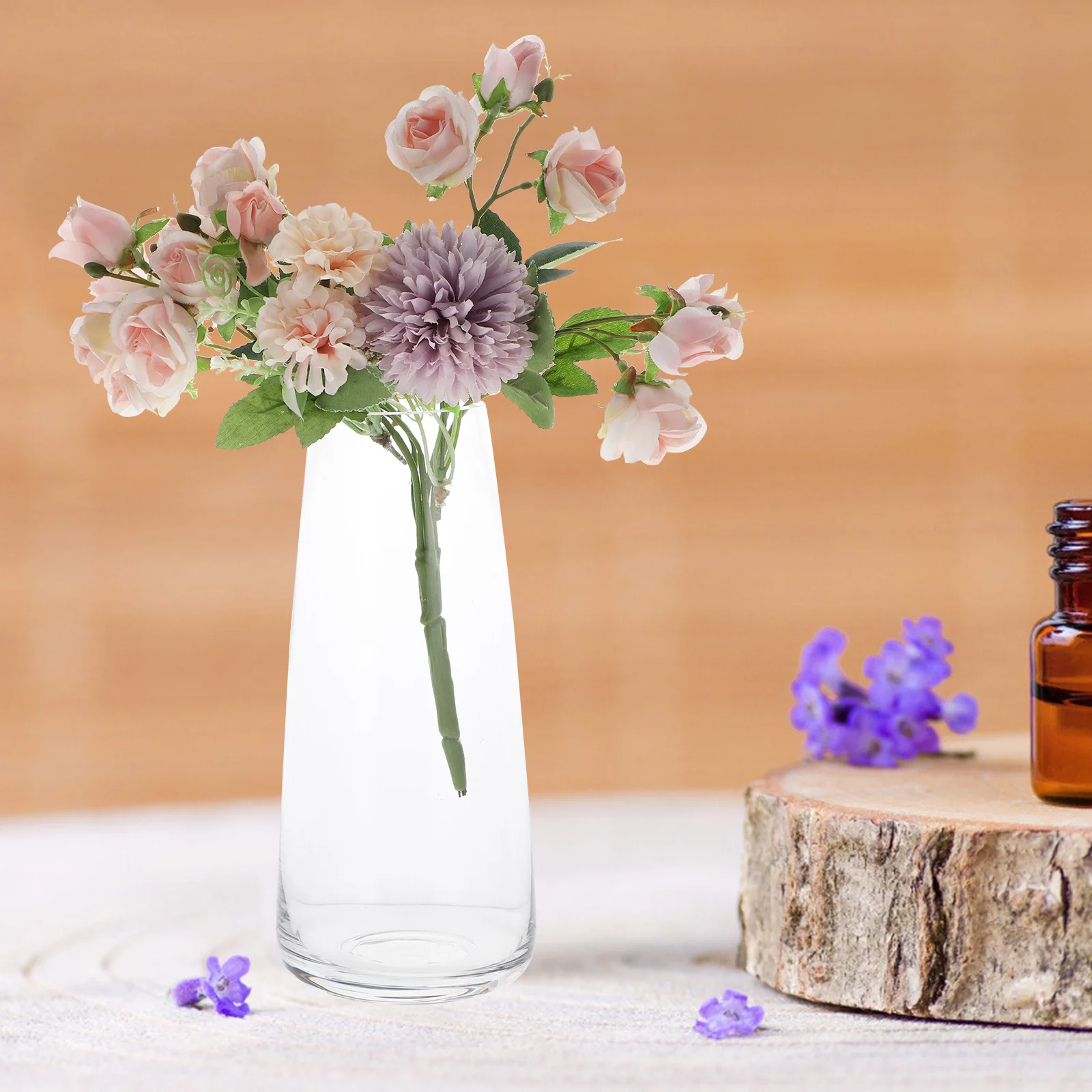 

Hydroponic Glass Desktop Vase Creative Delicate Art Vase for Home Office Decor Simple Style Premium Plants Container