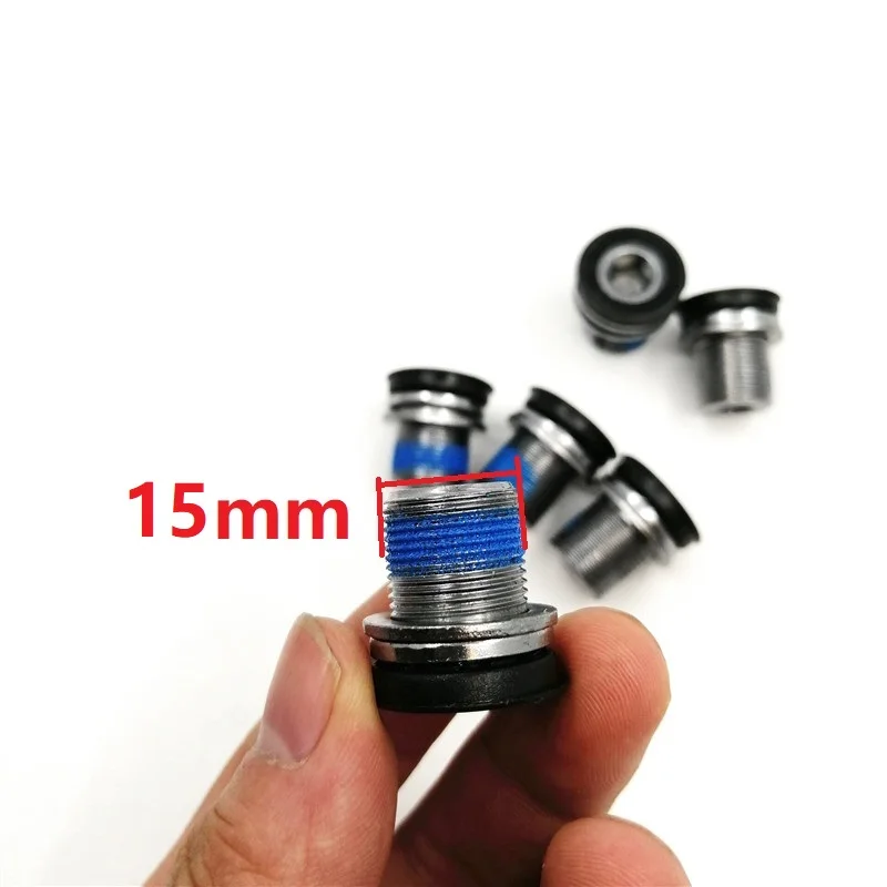 1pair Bicycle OCTALINK Bottom Bracket Screw 15mm Crank Bolt Spline Bottom Bracket Axis Screw Accessories For ES25 ES300