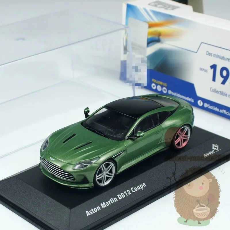 

Модель автомобиля Solido 1/43 ASTON MARTIN DB12 Aolly Diecast, коллекционная, для взрослых, зеленая, для демонстрации