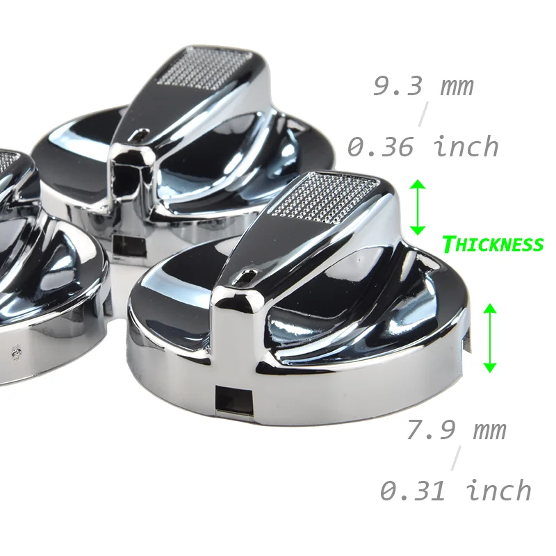 3pcs Chrome Air Switch Button Cover For Seat Ibiza Cordoba Tolodo VW Polo IV Golf III MK3 Jetta Passat 96 T4 Skoda Fellicia