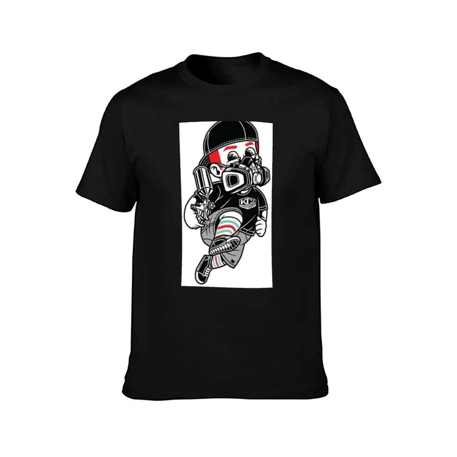 paint spray gun boy T-Shirt graphic t shirts for man T-Shirt