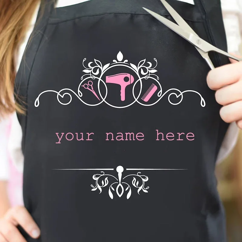 Personalized Custom hair stylist apron  hairdresser beauty salon cosmetologist cosmetology school Student teacher barber gift