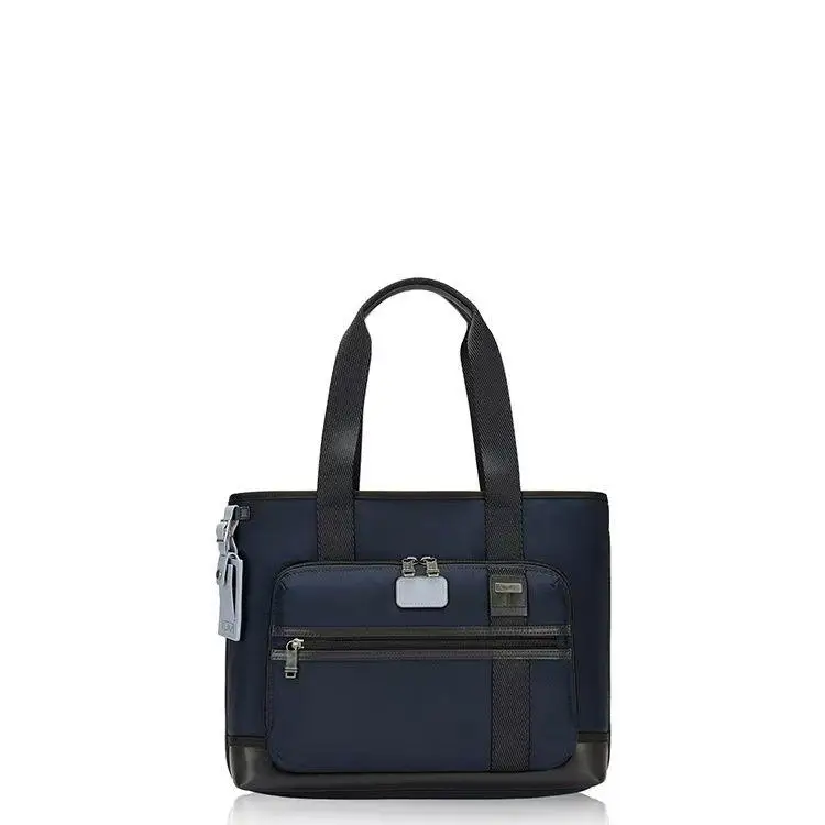 حقيبة يد نايلون بسيطة للرجال، حقيبة كتف أفقية مع جيب للكمبيوتر المحمول، حقيبة يومية متعددة الاستخدامات 2223309ALPHA #2