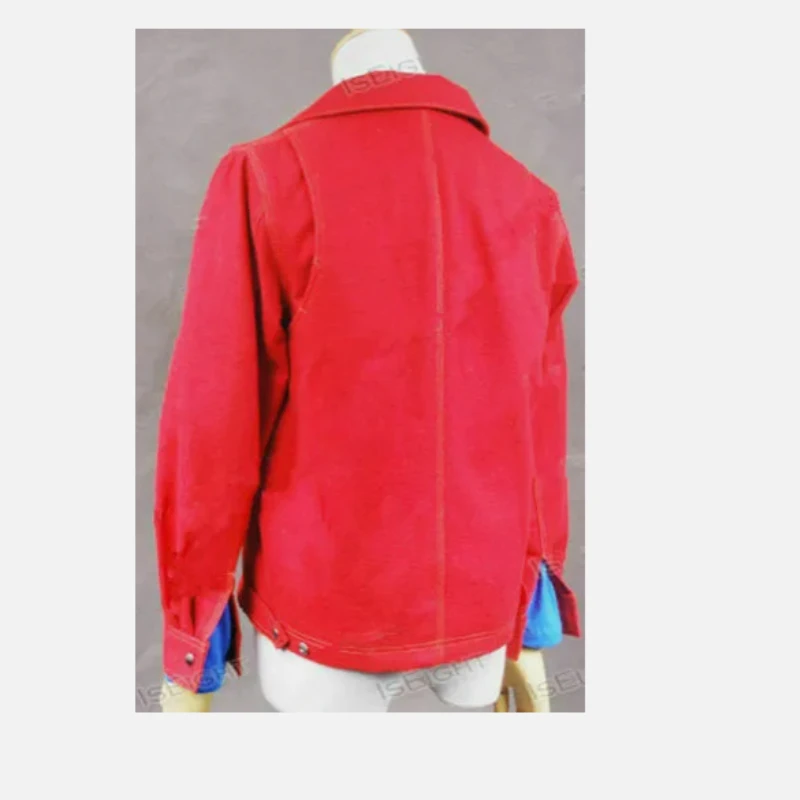 Smallville Superhero Clark Kent Red Daily Jacket Coat Cosplay Costume