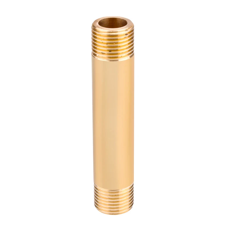 Afbeelding 7: 1 stks Messing Dubbele Buitendraad Verlengbuis Waterleiding Adapter Kraan Verlenging Accessoires BSP 1/2 