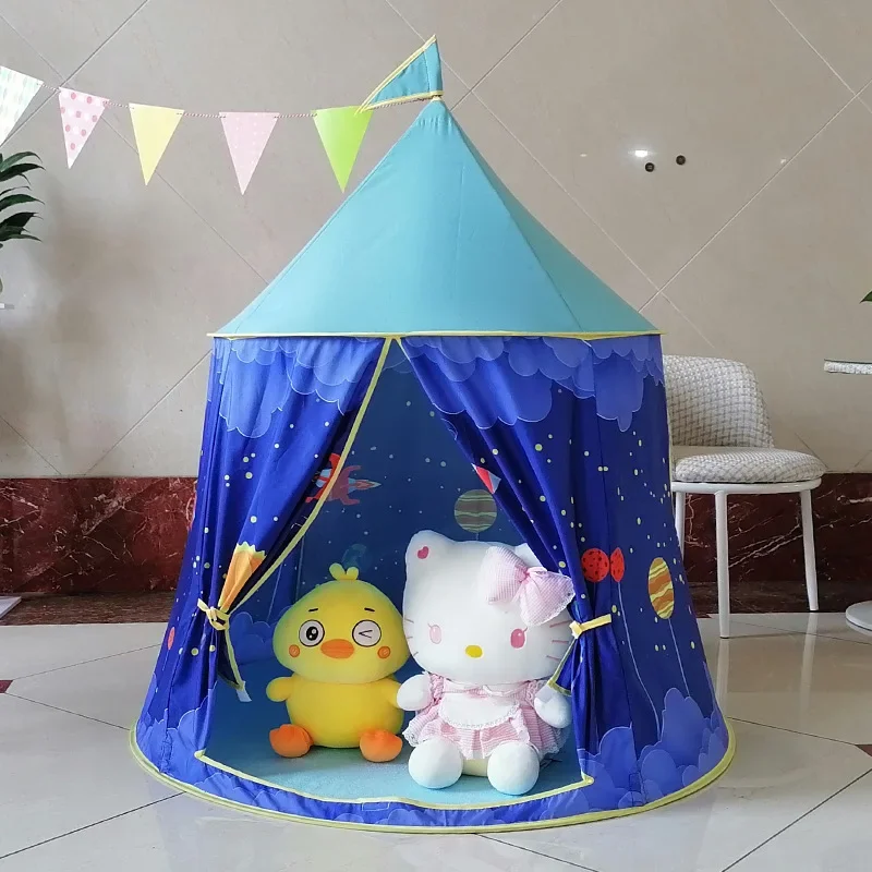 Baby Kids Indoor Tent Playhouse Girls Boys Princess Toy House Mongolian Yurt Playhouse Indoor Children's Tent for Home Use