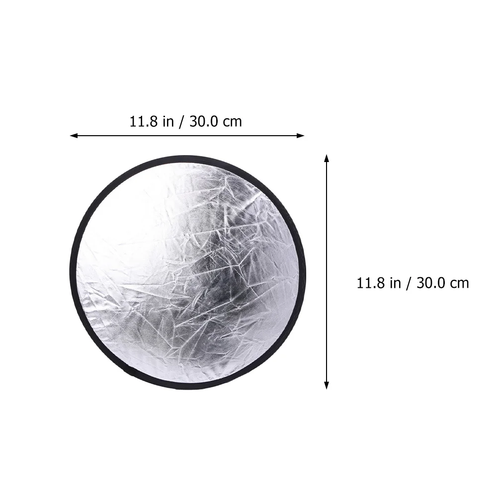 2 PCS Reflector Soft Light Board 2-in-1 Photo Reflectors Diffuser Round Photography Accessories Fill