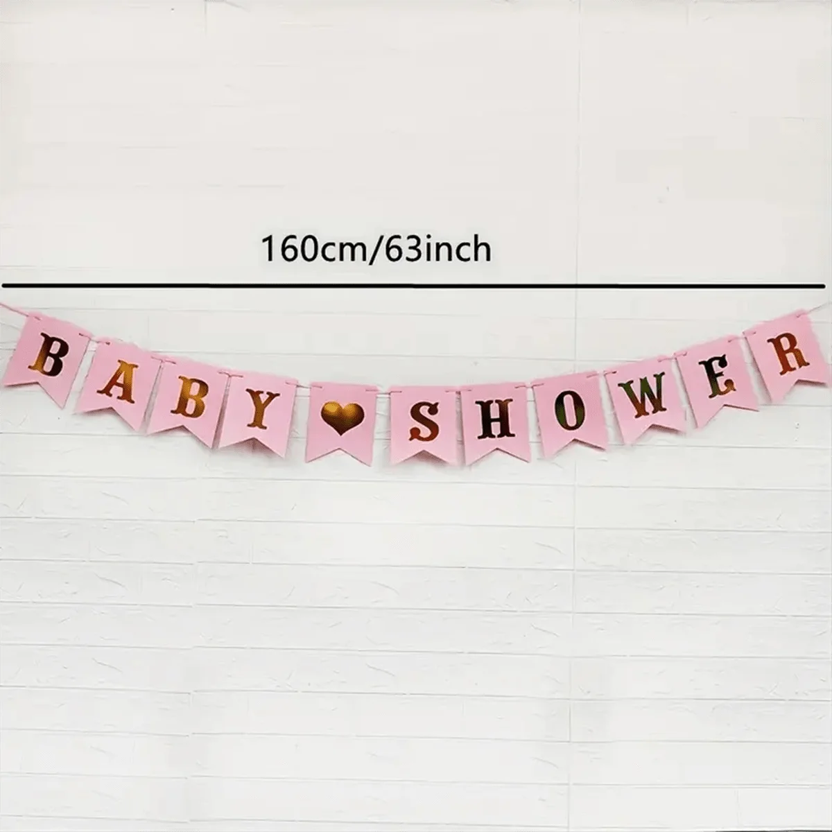 2pcs,Baby Shower Garland Decoration Birthday Party Favors Burlap Banner For Baby Girl Shower - Baby Girl Shower Decorations