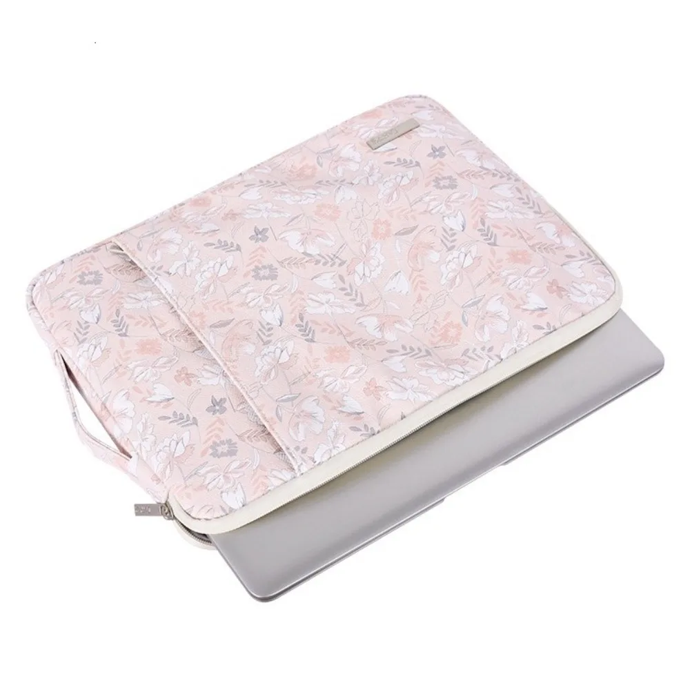 Portable Waterproof Laptop Bag Shockproof Anti Fall Computer Notebook Bag Ultra Thin Telescopic Handle Briefcase Women