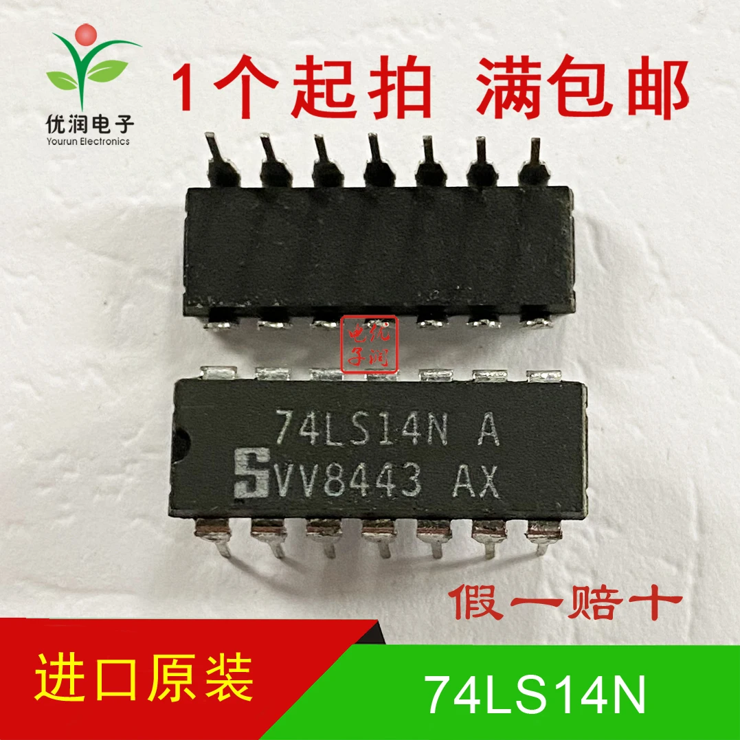

20PCS/New imported original 74LS14N SN74LS14N HD74LS14P inline trigger DIP-14