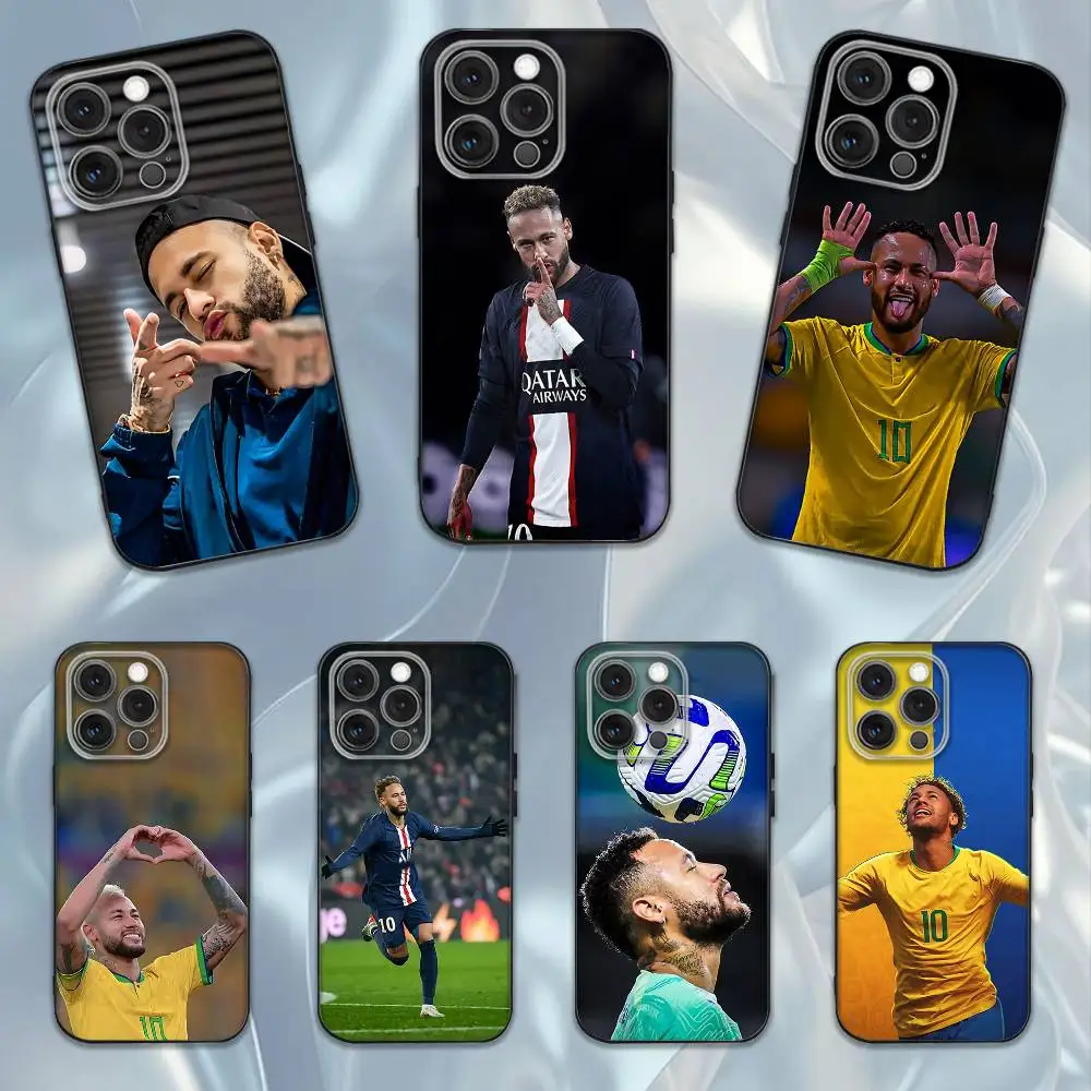 

Football N-Neymar Phone Case For iPhone 16,15,14,13,12,11,Mini,Pro,SE,MAX White Matte Shockproof Cover