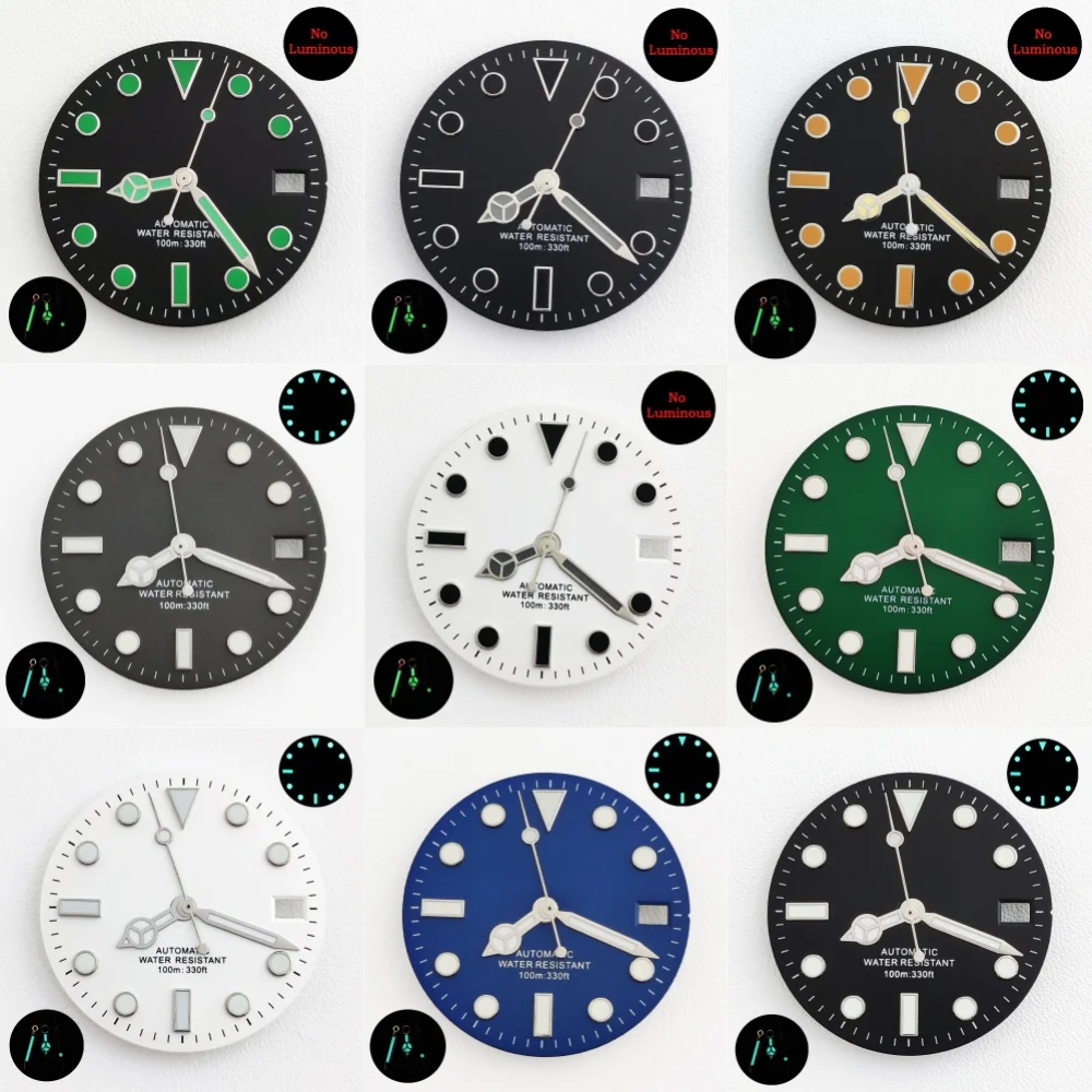 28.5mm Watch Dial NH35 Sterile Dial With Calendar Window Suitable For NH35/NH36 Movement Watch Repair Accessories