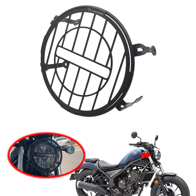 

CL250 Headlight Protection Fit For Honda CL 300 250 500 CL300 CL500 2022-2024 Motorcycle Accessories Headlight Guard Cover