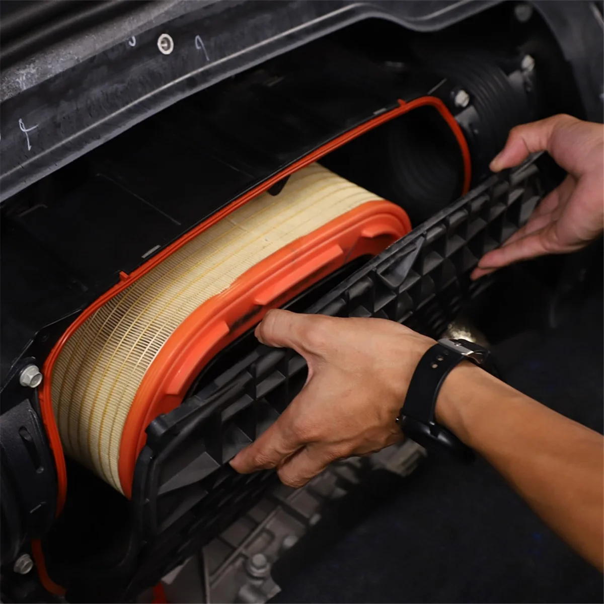 لسيارة شيفروليه كورفيت C8 2020-2024 فلتر هواء محرك السيارة ملحقات استبدال فلتر الهواء عالي التدفق