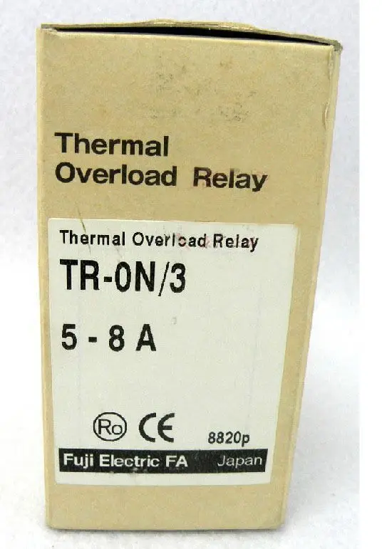 

NEW IN BOX FUJI TR-0N/3 5-8A Thermal Overload Relay