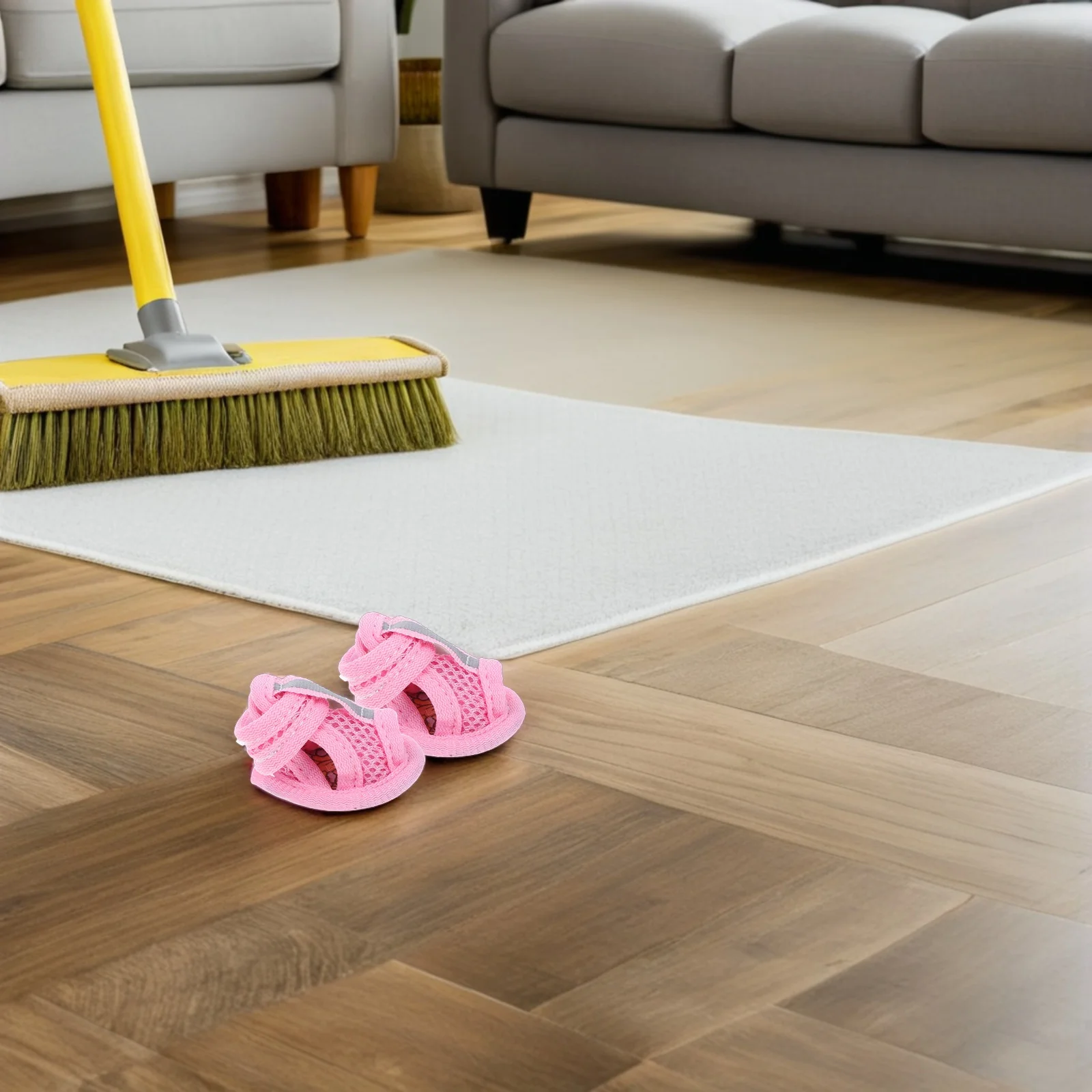 

4pcs For Breathable Soles Burn Protection Sandal Sandal Shoes Supplies Shoes Supplies