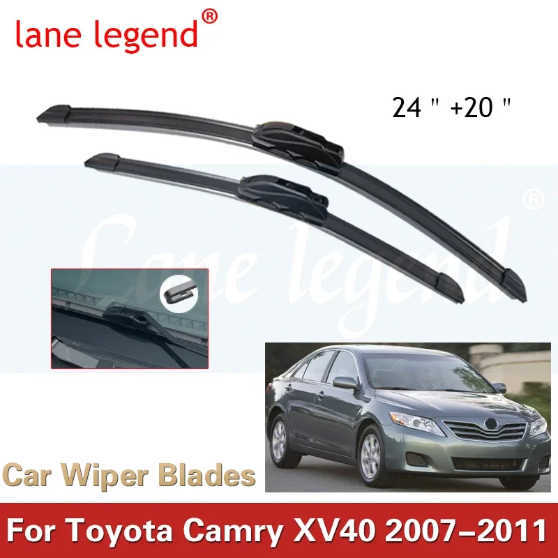 For Toyota Camry XV40 40 Accessories 2007 2008 2009 2010 2011 Front Windscreen Wiper Blade Brushes Wipers for Car Wiper Cutter