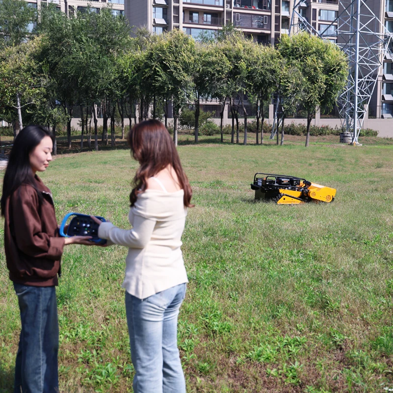

Intelligent Automatic Lawn Mower, Multi-functional Garden Farm Lawn Mower, Crawler-type Remote Lawn Mower