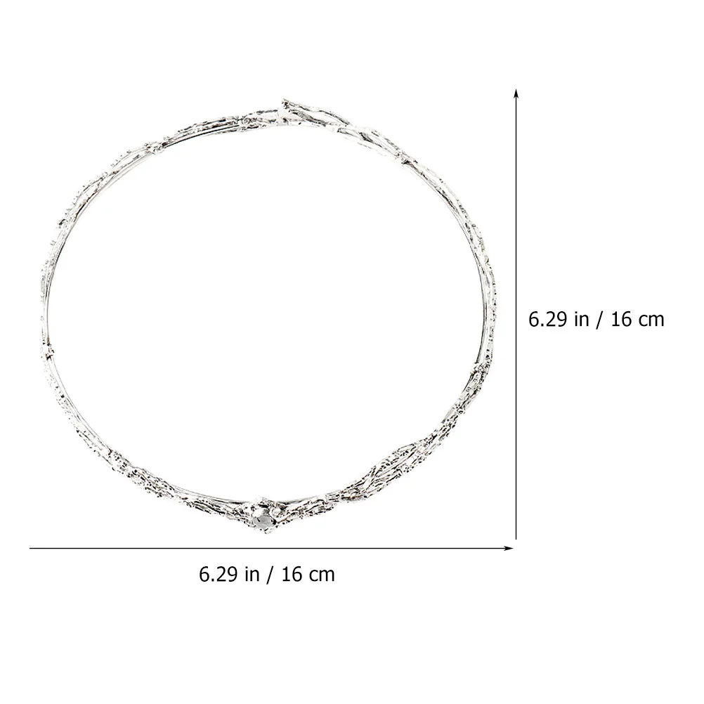 

Metal Crown Headband Headpieces Crown-Shaped Design Hair Decor Wedding Accessories Elegant Tiaras for Women Party Headwear