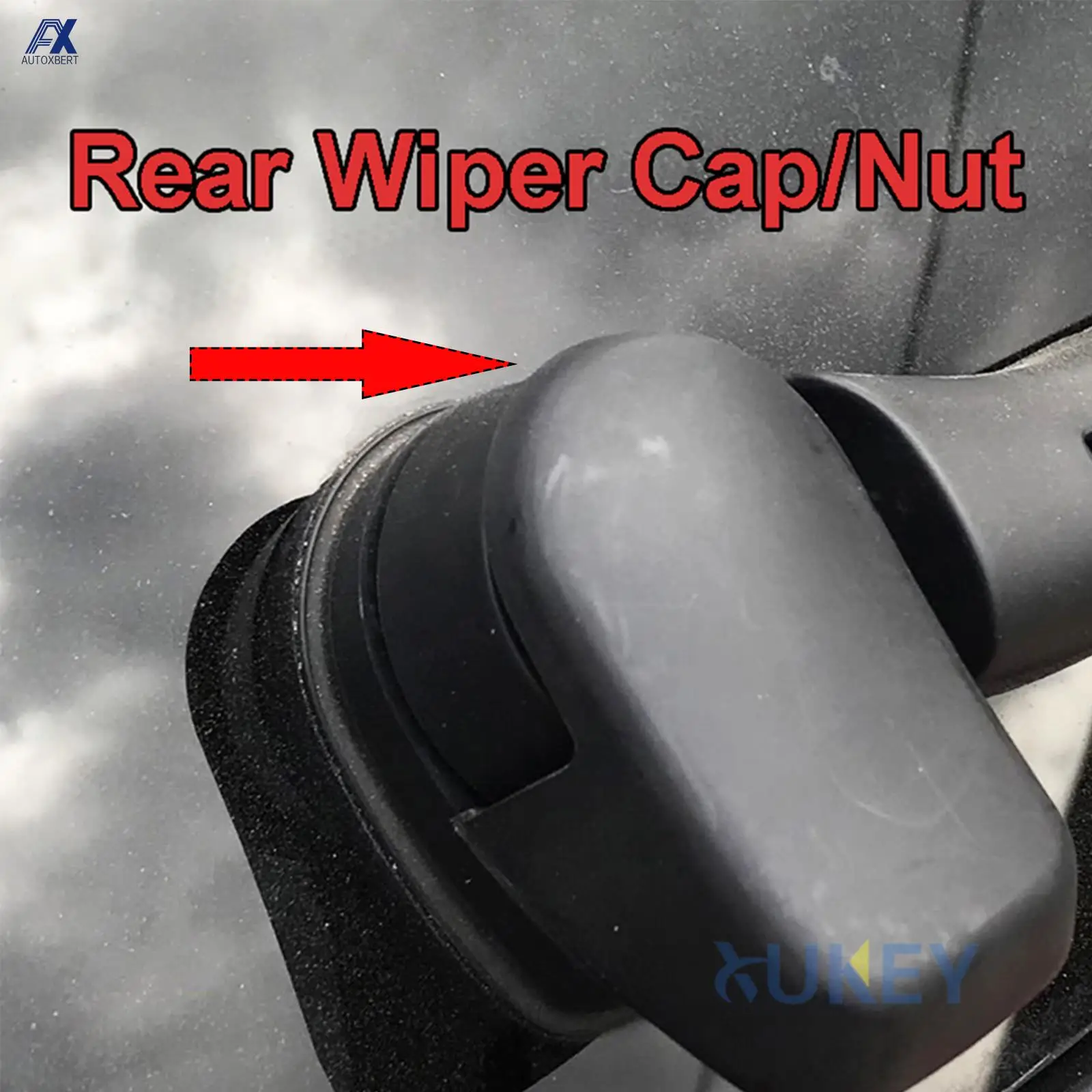 Rear Wiper Washer Arm Cover Cap Nut Washer Cap For Porsche Cayenne MK1 2010 2009 2008 2007 2006 2005 2004 2003 2002 7L5 845 425C