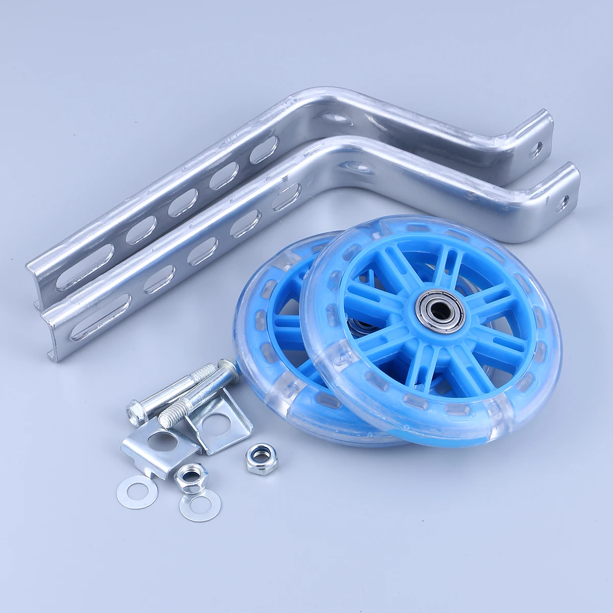 

Balance Auxiliary Wheel Kids Bike Training Wheels Silent Cycling Accessories for Bicycle Mute Flash Stroller