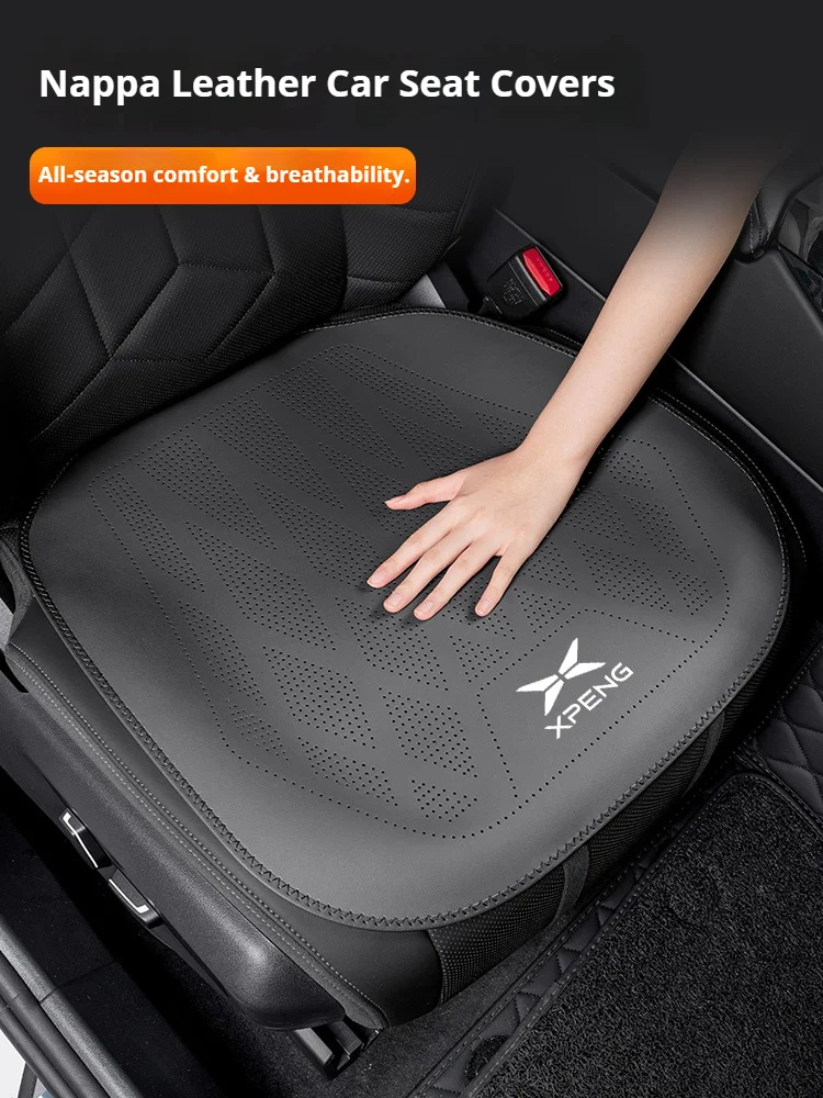 Housse de siège de voiture en cuir Nappa ventilé, coussin de siège de voiture pour Xpeng P7 G9 G6 P5 X9 G7 N5 E29 G3 P7 + MONA M03, accessoires automobiles