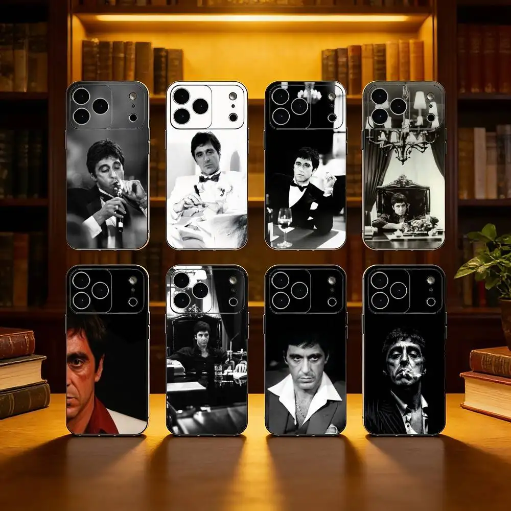 

The W-World Is Y-Yours C-Cool S-Scarfaces Phone Case For iPhone 17,16,15,14,13,12,11 Plus,Pro Max, Soft Silicone Black Cover