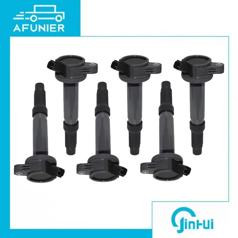 Bobina de encendido de 6 uds para Ford USA Escape Fusion 3.0L 2005- Lincoln Zephyr Mkz Mercury Mariner Milan 3,0 OE No. :6E5E-12A375-BB