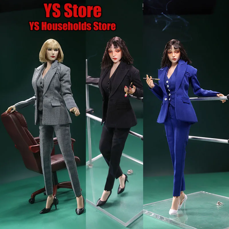 

3 Colors JO23X-07 1/6 Female Soldier Professional Slim Suit Set Exquisite Competent Clothes Accessory Fit 12" Action Figure Body