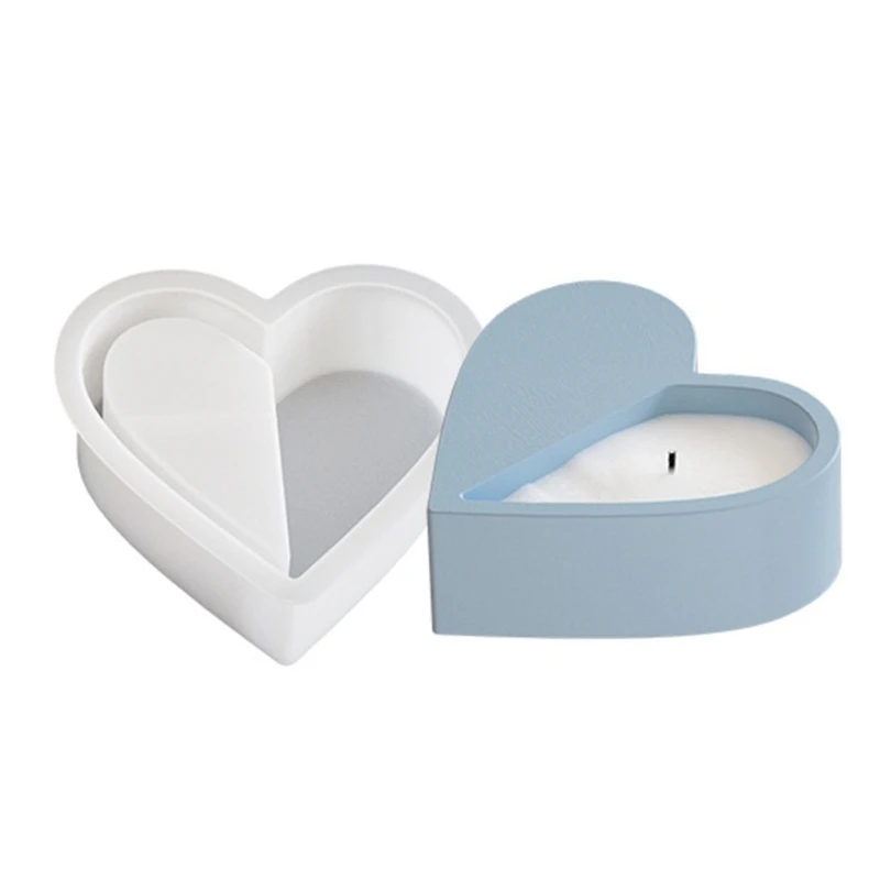 

M4YF Heart Silicone Mould for Handmade Home Decoration Epoxy Resin Cup Mould