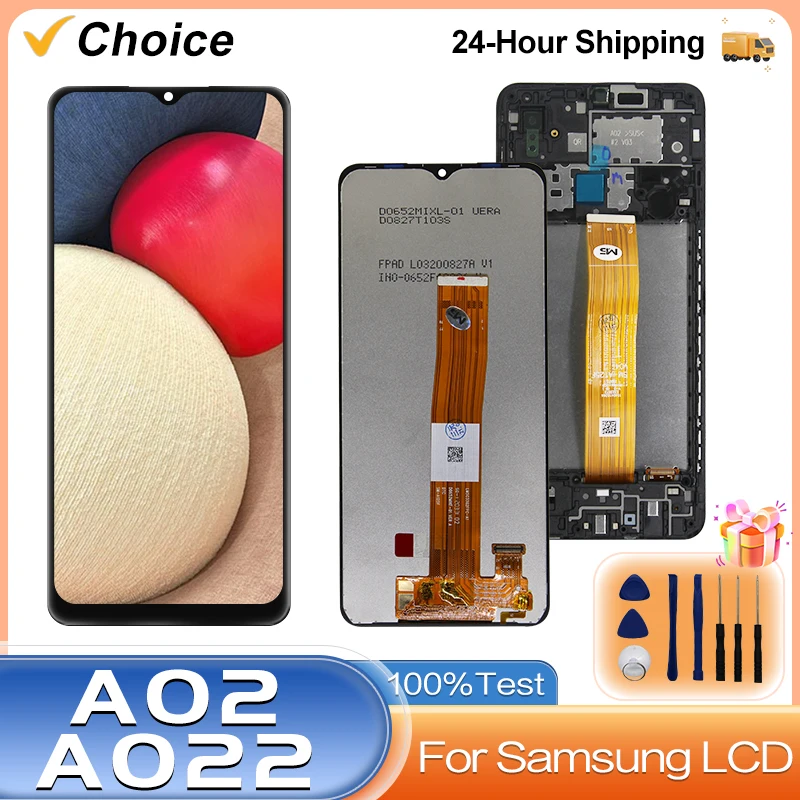 For Samsung Galaxy A02 LCD Display SM-A022 Touch Screen Digitizer For Samsung SM-A022F/DS SM-A022G/DS Display Replacement Parts