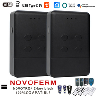 NOVOFERM Wifi RF 2 in 1 Smart Tuya NOVOTRON TORMATIC Garage Door Remote Control for 502 MAX43-2 504 MAX43-4 512 MIX 43-2 Alexa