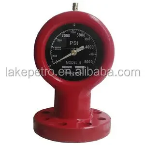 Mud Pumps Pressure Gauge High Quality Vibration-proof Pressure Gauge Type-f Capacities Up To 17500 psi High Low Pressure Gauge