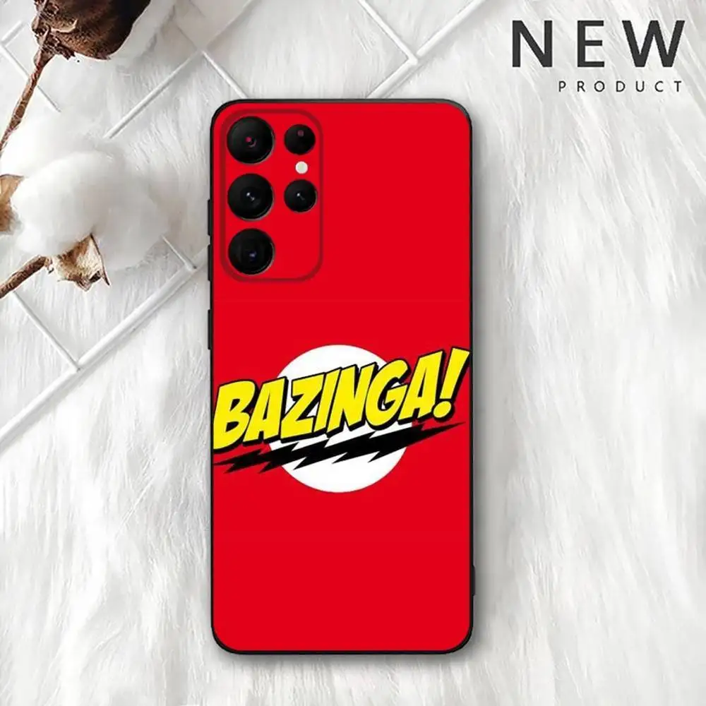 حافظة هاتف T-TBBT The Big Bang Theory لهاتف سامسونج S 25,24,23,22,30,21,10,9,Ultra,Plus,Lite,FE,4,5G حافظة ناعمة سوداء #2