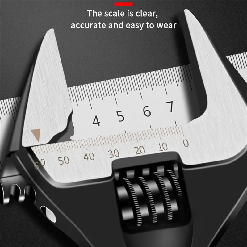 *ABKM Non-Slip Opening Movable Wrench Plumbing Household Car Repair Bathroom Hardware Tools