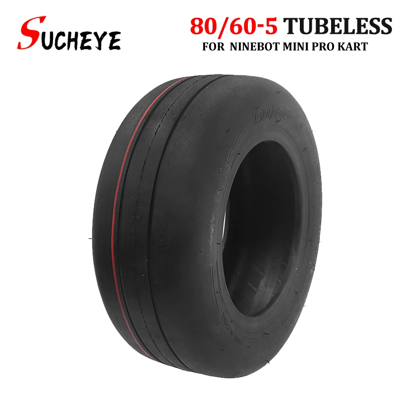 80/60-5 Wheel Tubeless Tire for Ninebot Mini Pro Karting Front   Electric Children\'s Go Kart