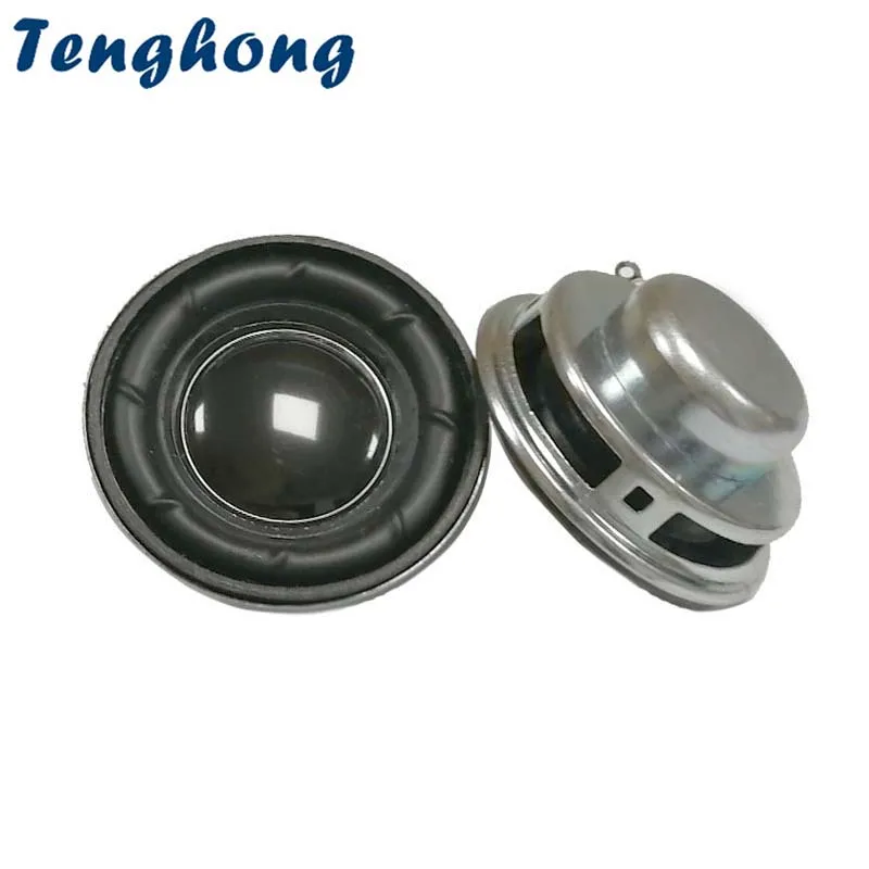 2pcs 40MM Bluetooth Full Range Speaker Unit 4 Ohm 3W 16 Core PU Lace Internal Magnetic  For Home Theater Loudspeaker DIY