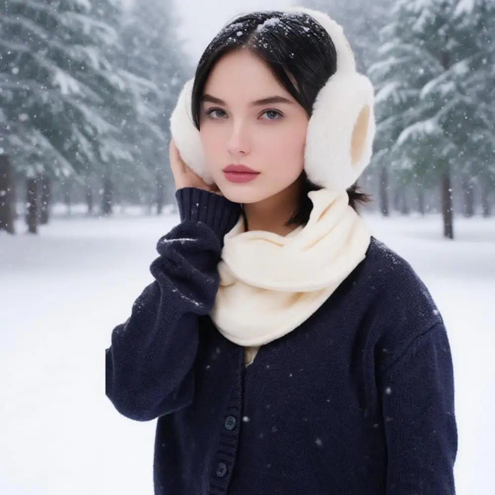 Comodi paraorecchie Comodi paraorecchie invernali da donna Scaldini per orecchie soffici e pieghevoli con morbida pelliccia sintetica Orecchio elegante per le donne