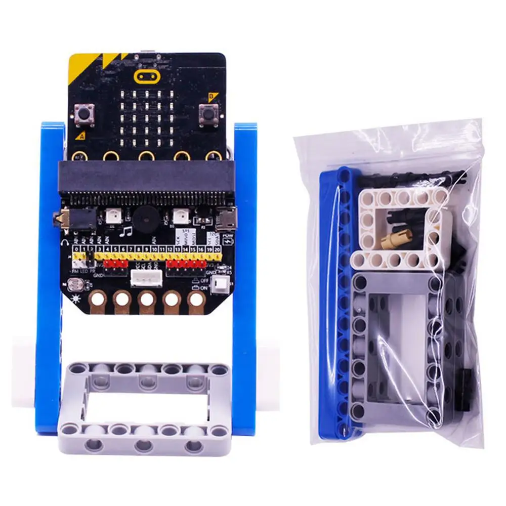 لـ Micro:bit Basic: Bit IO لوح تمديد أفقي من النوع Pinboard Microbit Python لوحة تطوير دعم بنة