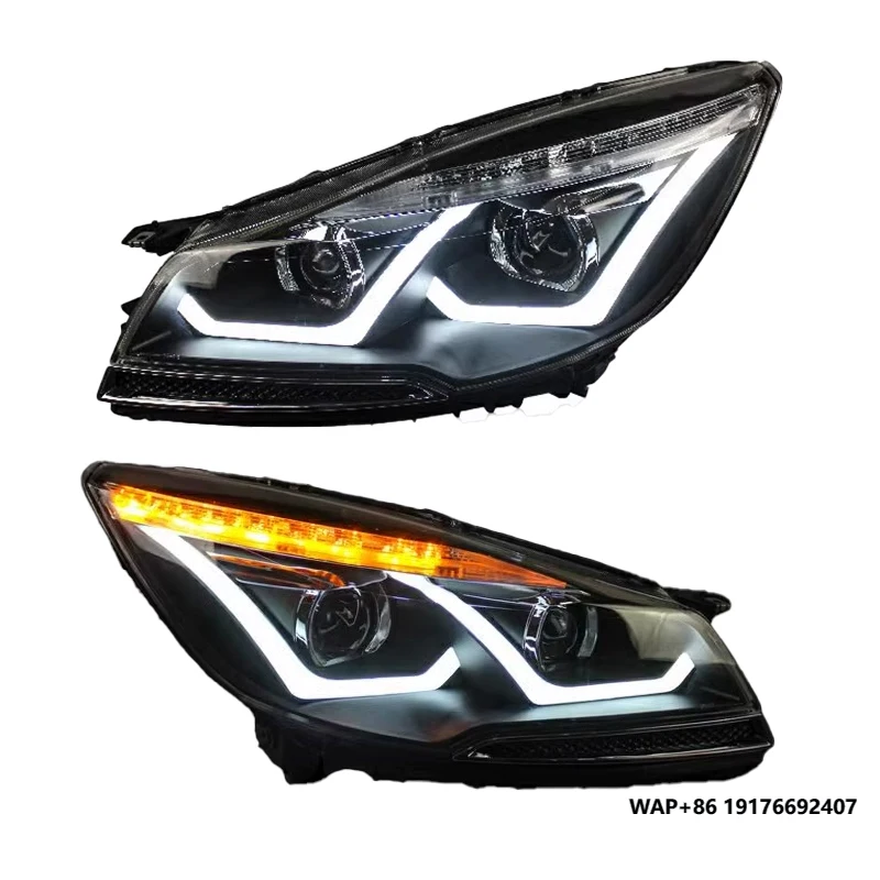 YU GUANG for Ford Kuga MK2 2013 2015 2016 LED Headlight Upgrade Plug-and-Play Front Light Headlamp Car Accessories LED Lens DRL