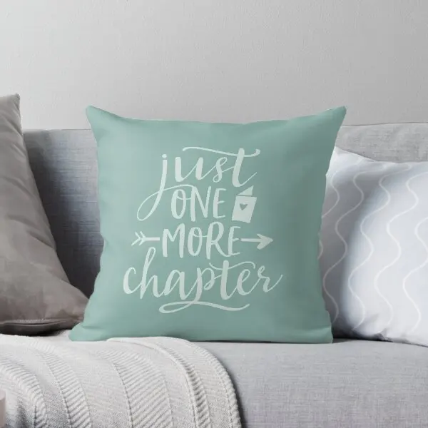 Just One More Chapter  Printing Throw Pillow Cover Fashion Wedding Decorative Soft Bed Anime Pillows not include One Side