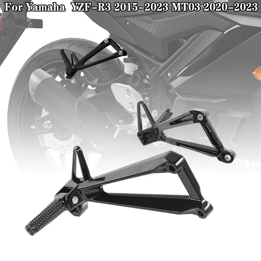 Rear FootPeg Footrest Bracket For Yamaha YZF R3 YZF-R3 2015-2023 MT03 2020-2023 Passenger Motorcycle