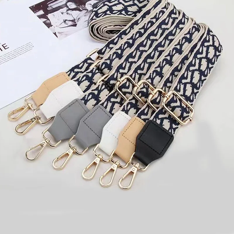 Fashion Element Belt Bag Straps Nylon Women Shoulder Strap Adjustable 3.8CM Wide Strap Parts for Bag Accessories Bag Handle