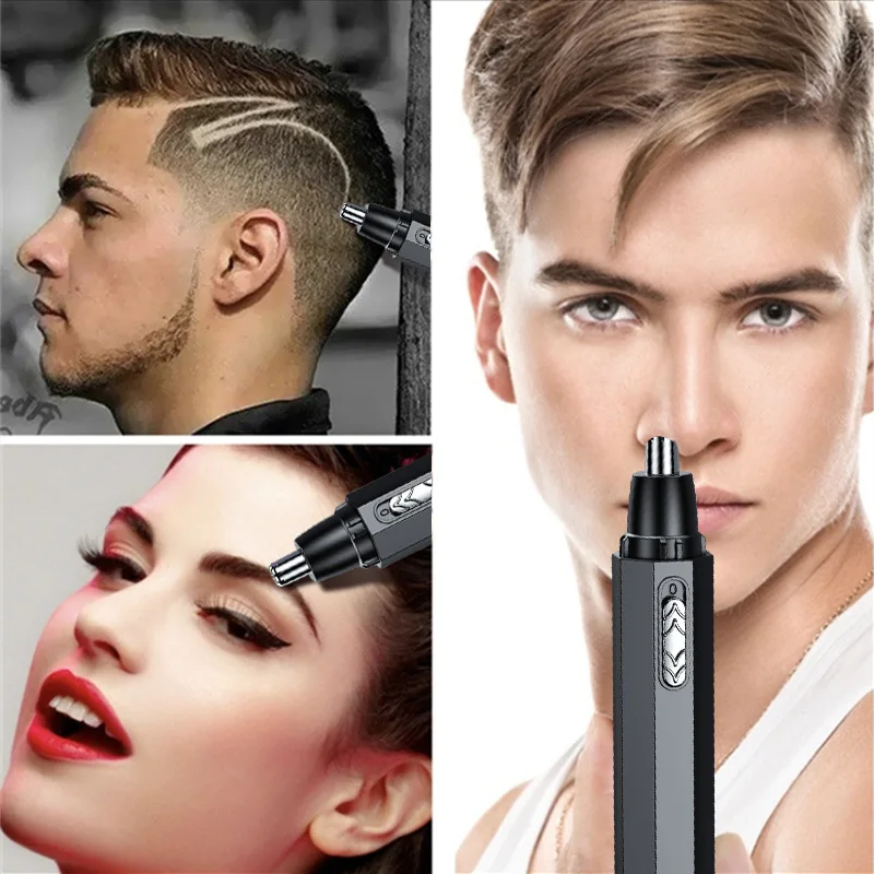 Men's nose hair trimmer  device electric men's  shaving device for men nose hair shaving scissors unisex nose hair trimmer