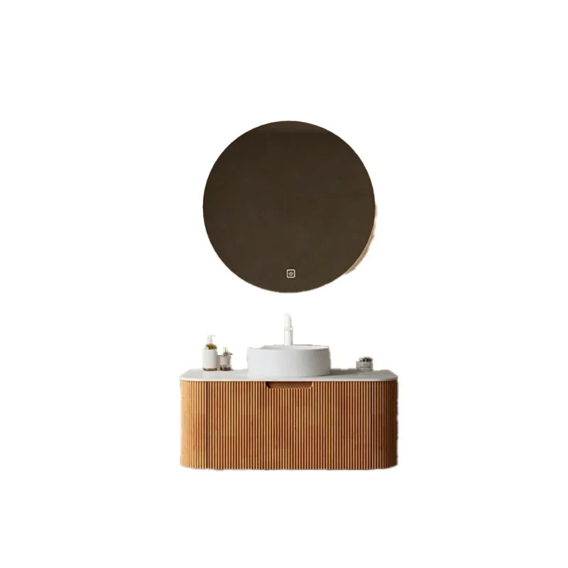 

Wash basin cabinet combined bathroom integrated cabinet Wash basin integrated basin bathroom cabinet