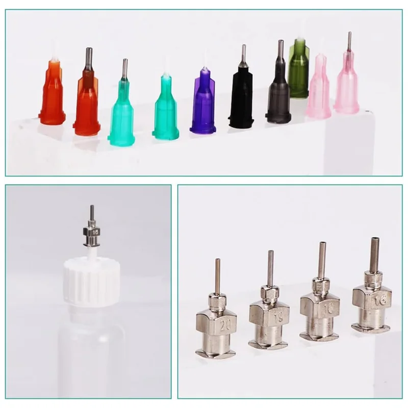 AS94-6 flaconi applicatori di colla, flaconi contagocce comprimibili in plastica da 30 ml per applicazioni di colla, pittura quilling artigianale