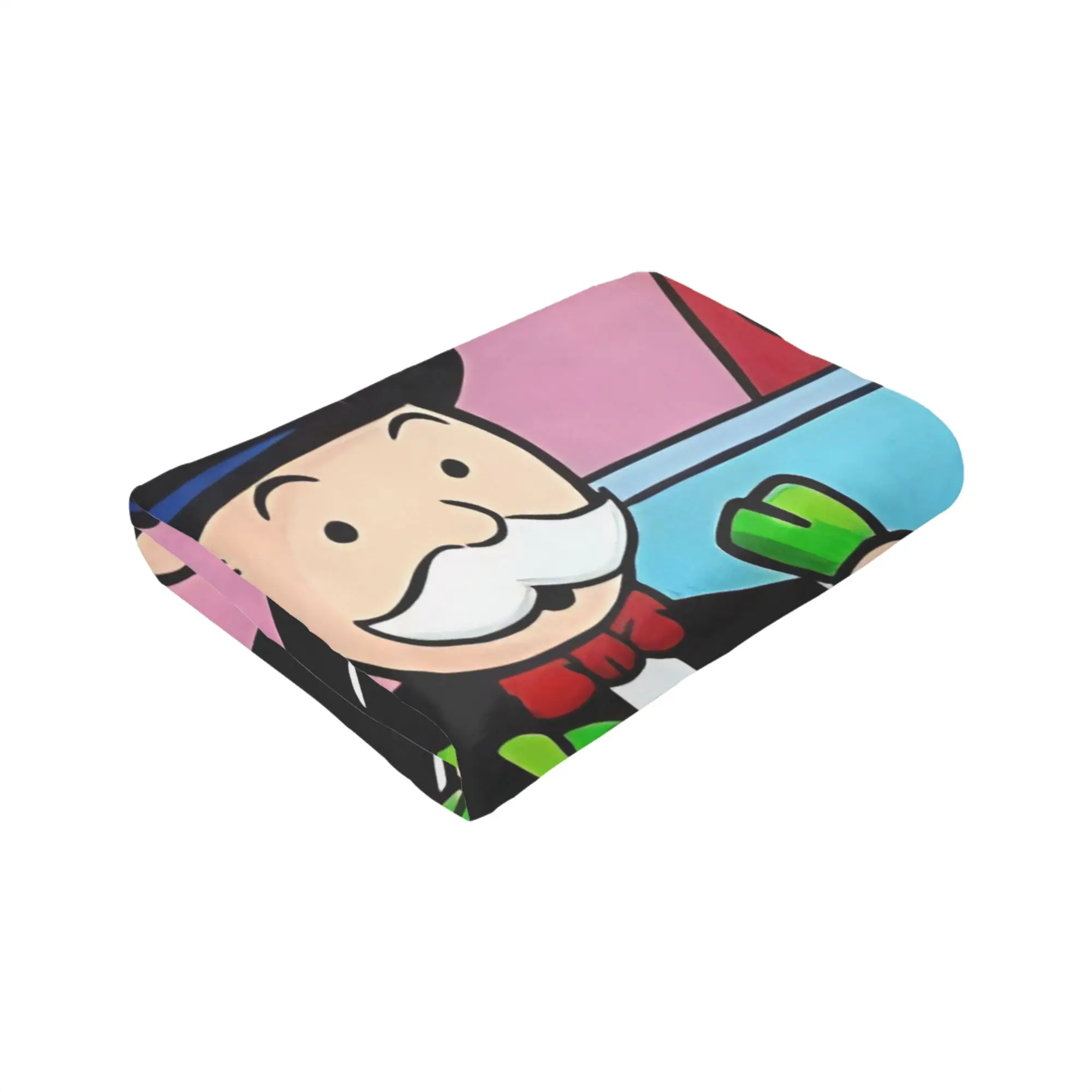 Coperta monopolicata per ragazzo ricco, dimensioni multiple, coperte super morbide e calde per divano, divano e letto