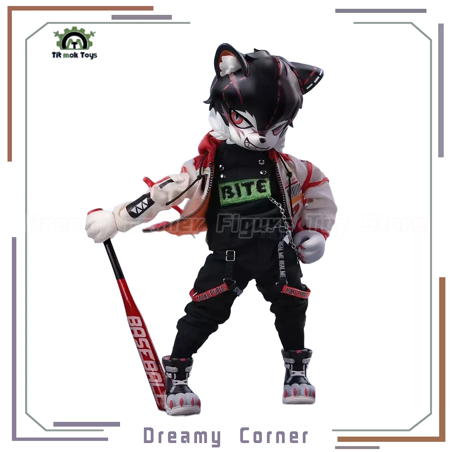 

【Pre-sale】Original Tit Mok TOYS FURRY FANDOM Baseball Player Robinson 1/12 Action Figure Model Collection Toy