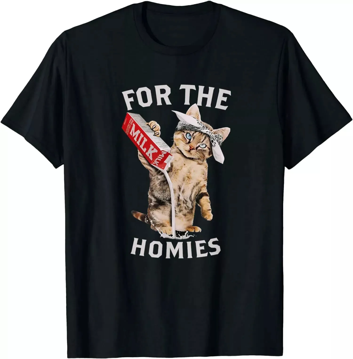 Gift, Milk Cat For Funny The Homies T-Shirt